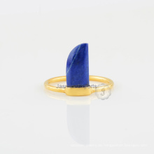 Handgemachter 925 Sterling Silber Ring mit Lapis Edelstein Silber Ring Lieferant